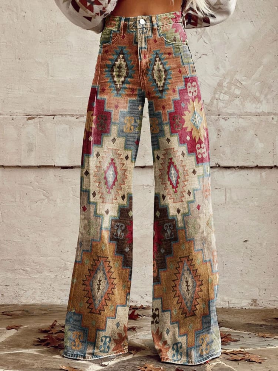 ALDINA | PANTALON BAGGY BOHO VINTAGE