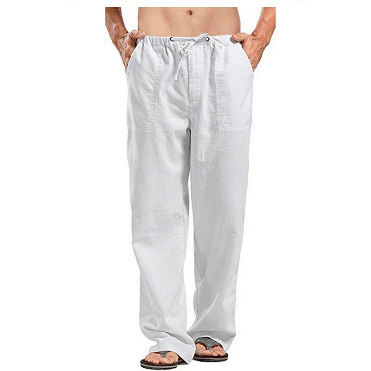 Bordeaux™ - Pantalon d'été en coton lin