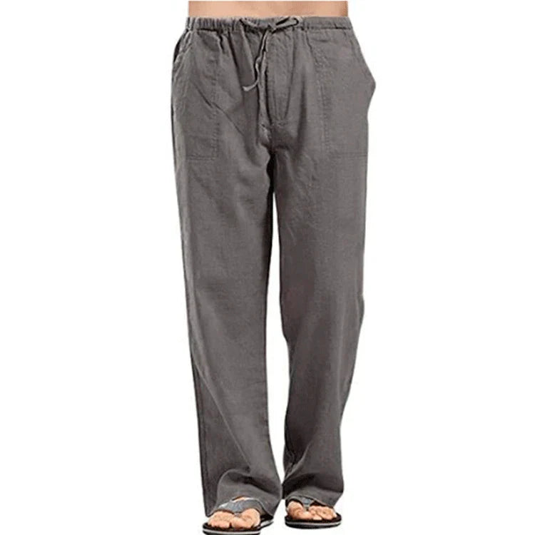 Bordeaux™ - Pantalon d'été en coton lin